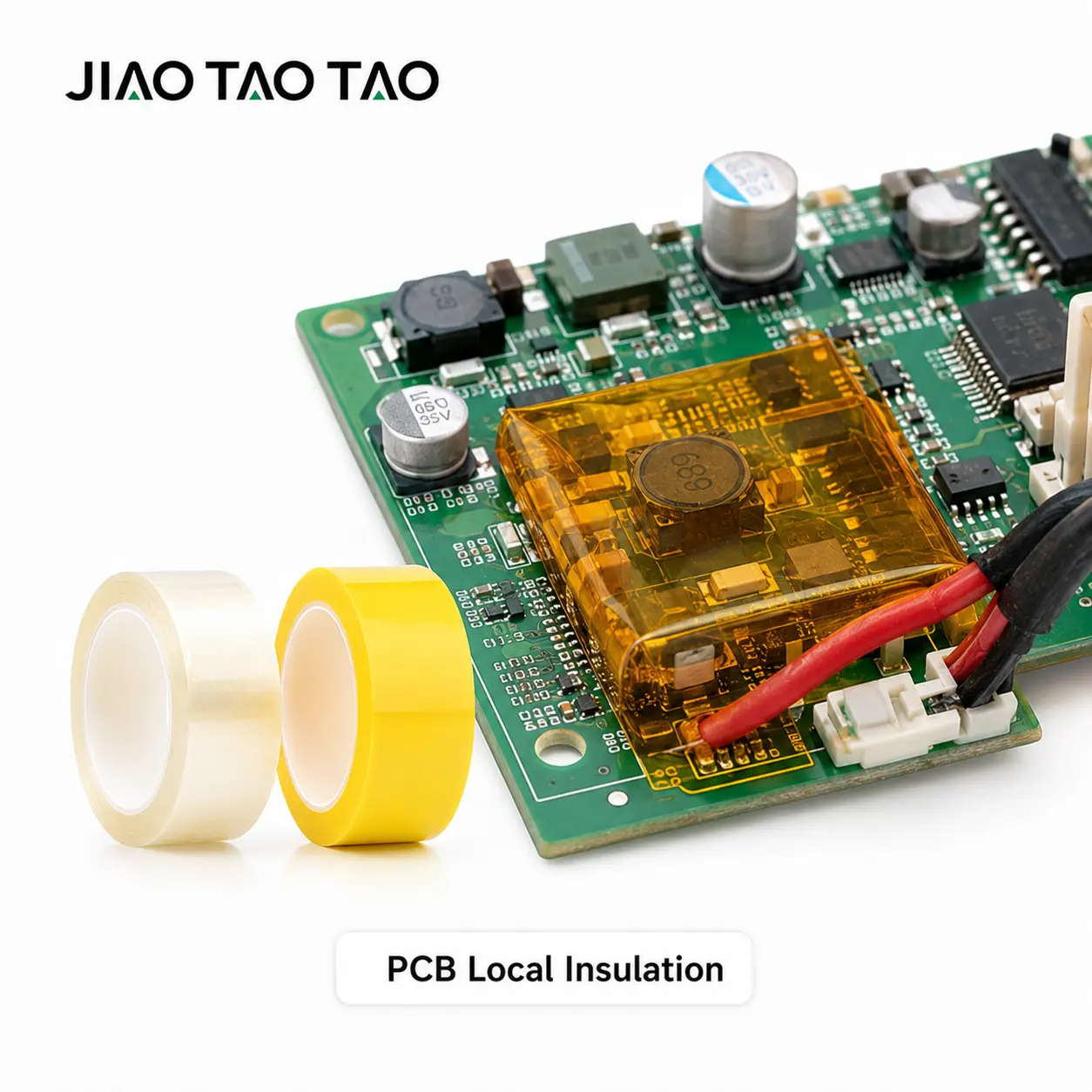 Mylar tape for PCB insulation protection and electronic separation